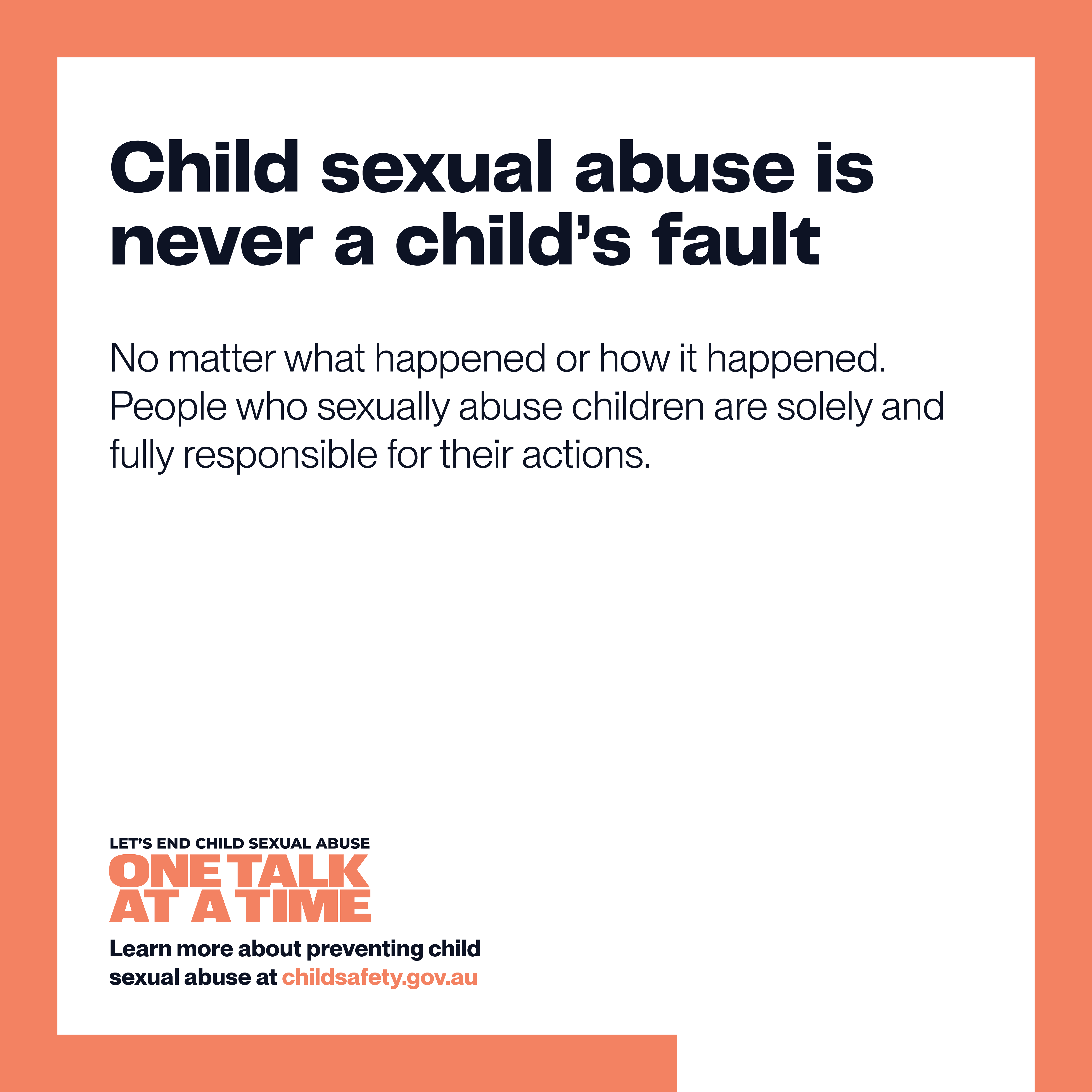 What Is Child Sexual Abuse National Office For Child Safety
