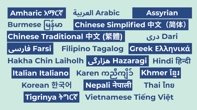 Translated resources