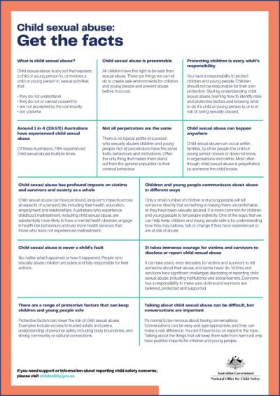 Publication cover - Get the facts