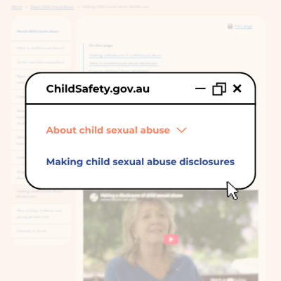 Making child sexual abuse disclosures